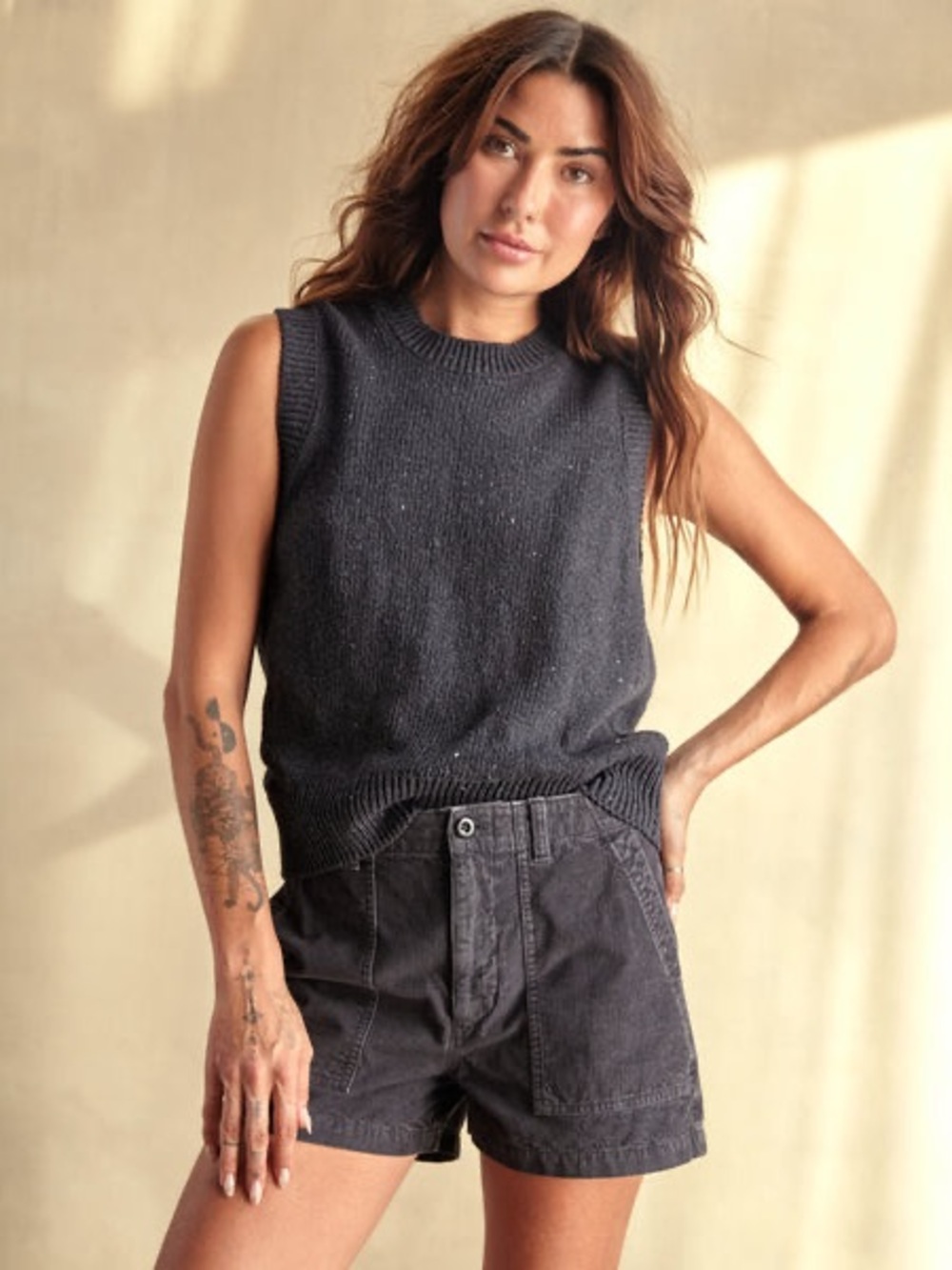 Crescent Knit Tank